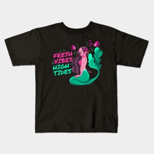 Fresh Vibes - Mermaid Kids T-Shirt